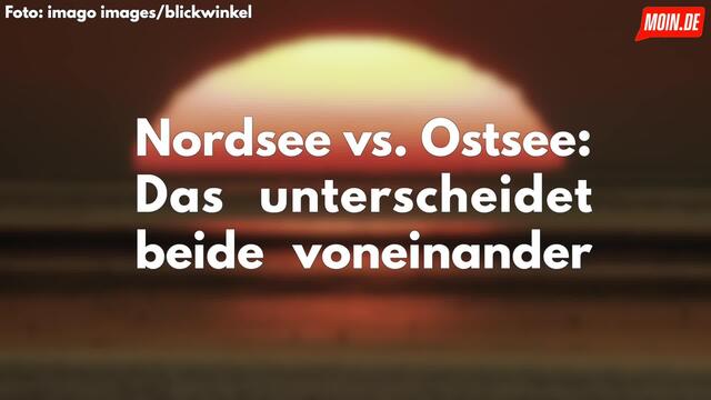 Nordsee vs. Ostsee: Das unterscheidet beide voneinander