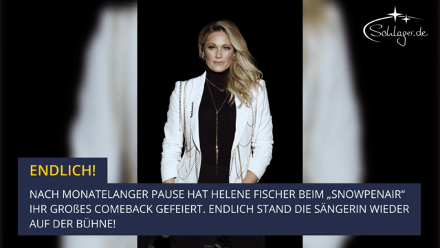 Helene Fischer: Endlich bricht sie ihr Schweigen