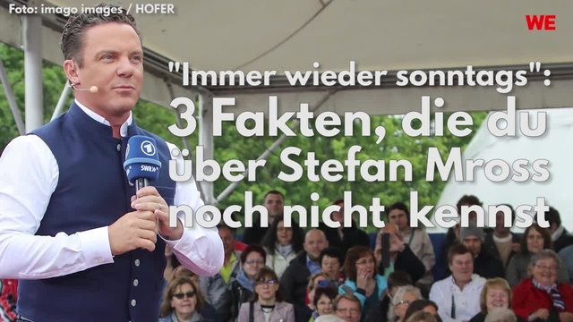 Immer wieder sonntags: 3 Fakten, die du über Stefan Mross noch nicht kennst