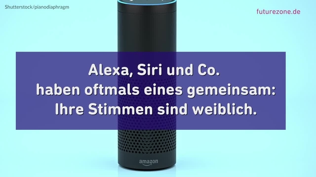 Aus diesem erschreckend einfachen Grund sind Alexa, Siri und Co. weiblich