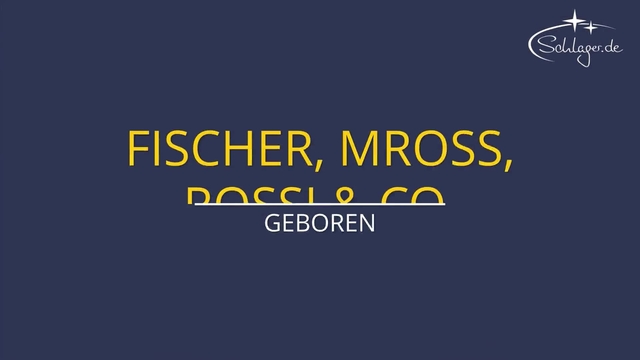 Fischer, Mross, Rossi & Co.: Hier sind unsere Schlagerstars geboren