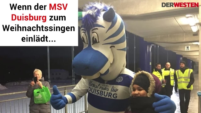 Weihnachtssingen des MSV Duisburg