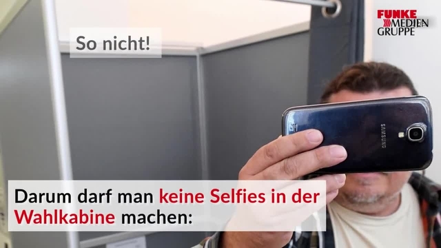 Darum darf man kein Selfie in der Wahlkabine machen