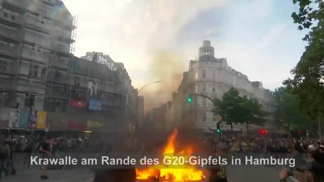 Gewalttätige Proteste gegen G20-Gipfel