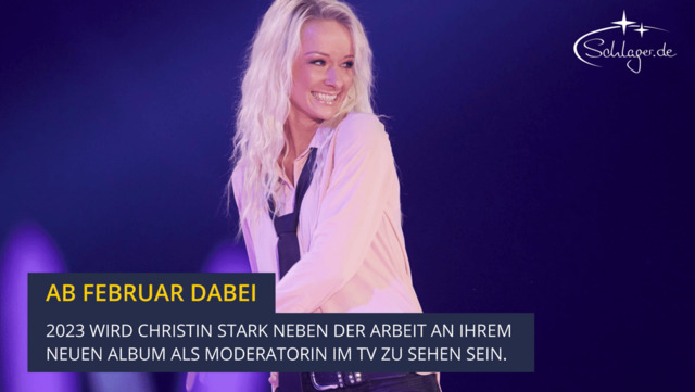 Christin Stark: So angelte sie sich den Job als „Schlager des Monats“-Moderatorin