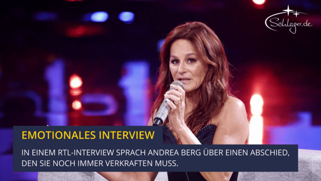 Andrea Berg: Sie weint um ihre verstorbene Freundin