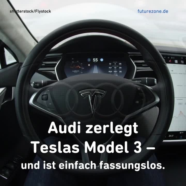 Audi zerlegt Teslas Model 3 â€“ und ist einfach fassungslos