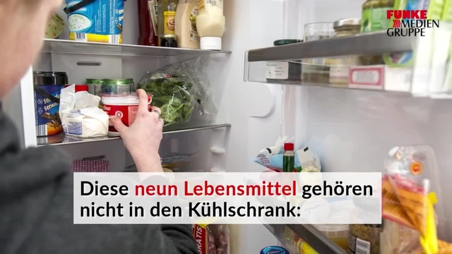 Diese Lebensmittel gehören nicht in den Kühlschrank