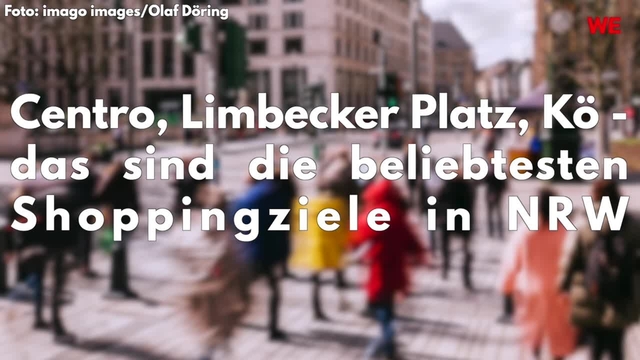 Centro, Limbecker Platz, Kö - das sind die beliebtesten  Shoppingziele in NRW