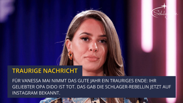 Vanessa Mai: Sie trauert um ihren Opa