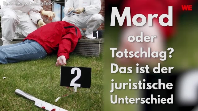 Mord oder Totschlag? Das ist der juristische Unterschied