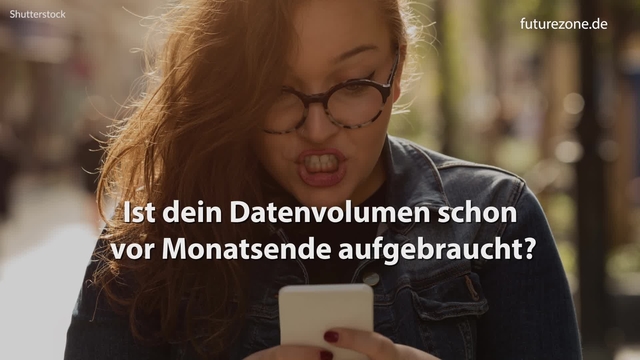 Surf-Spaß erhöht: Hör auf dich zu quälen und kauf dir neues Datenvolumen