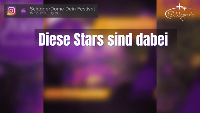 Schlagerdome 2020 - Diese Stars sind dabei