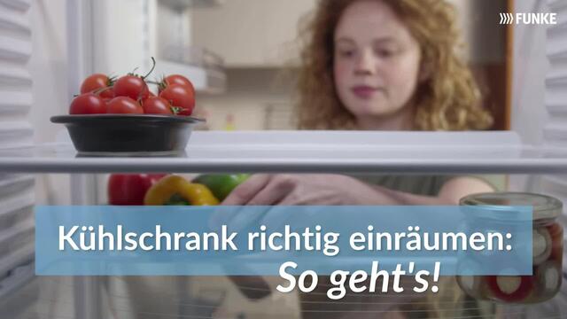 Kühlschrank richtig einräumen: So geht's!