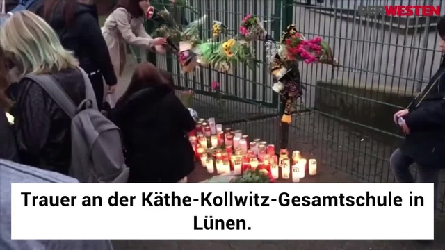 Trauer in Lünen nach Bluttat an Gesamtschule