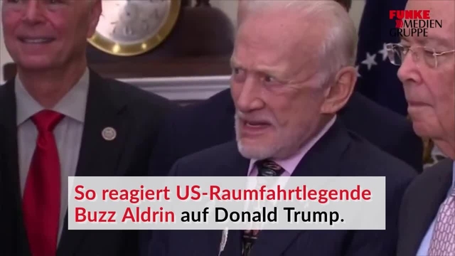US-Raumfahrtlegende wird für Mimik zu Trump-Rede gefeiert