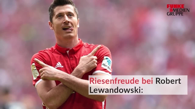 Robert Lewandowski im Babyglück