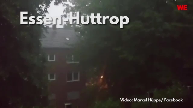 Videos aus dem Ruhrgebiet: So wüteten die Gewitter in Essen, Duisburg und Co.