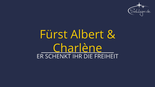 Fürst Albert und Charlène: Er schenkt ihr die Freiheit