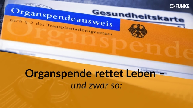 Organspende rettet Leben – und zwar so: