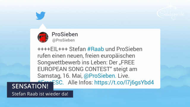 Stefan Raab holt #FreeESC zu ProSieben!