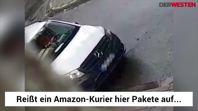 Reißt ein Essener Amazon-Kurier hier Pakete seiner Kunden auf?