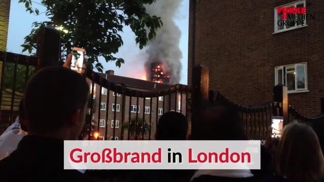 Großbrand in Londoner Hochhaus