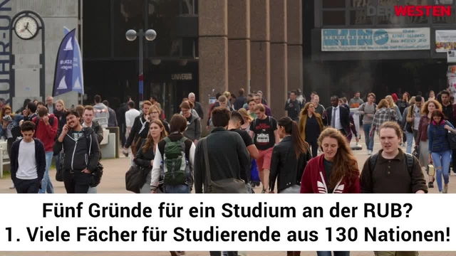 Fünf gute Gründe, an der Ruhr-Uni in Bochum zu studieren