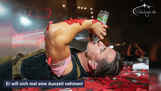 Andreas Gabalier gönnt sich eine Auszeit