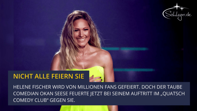 Helene Fischer: Böse Klatsche von einem Comedian