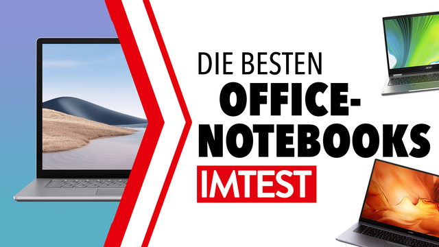 Die besten Office-Notebooks im Test // IMTEST