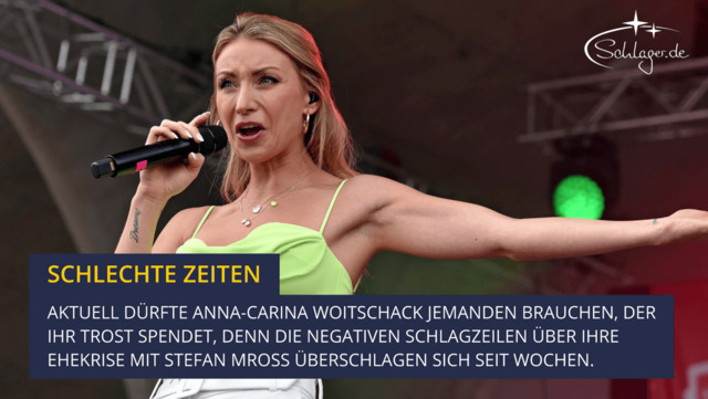 Anna-Carina Woitschack: Ehekrise – Bei diesem Menschen sucht sie Trost