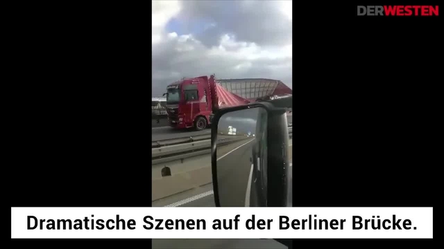 Dramatische Szenen auf der Berliner Brücke