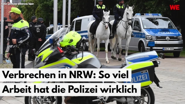 Verbrechen in NRW: So viel Arbeit hat die Polizei wirklich