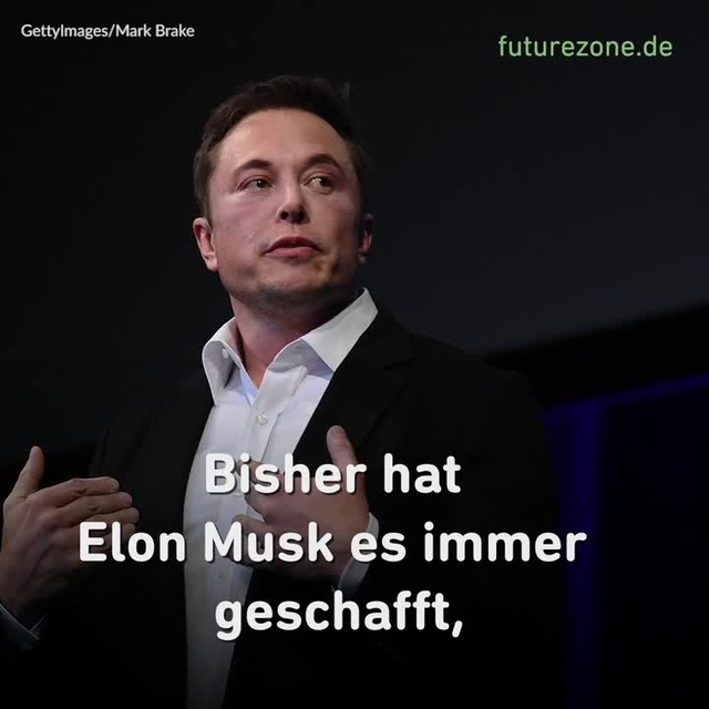 Elon Musk muss alles geben