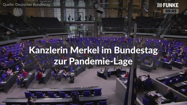 Kanzlerin Merkel im Bundestag zur Pandemie-Lage - 09.12.2020