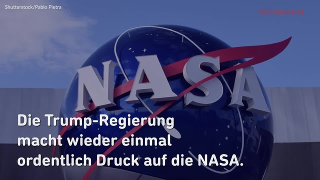 Trump macht der NASA Druck