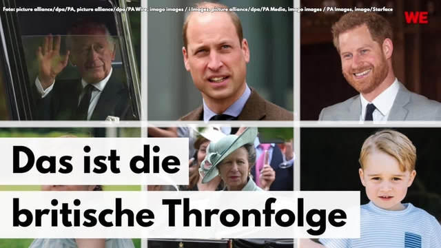 Das ist die britische Thronfolge