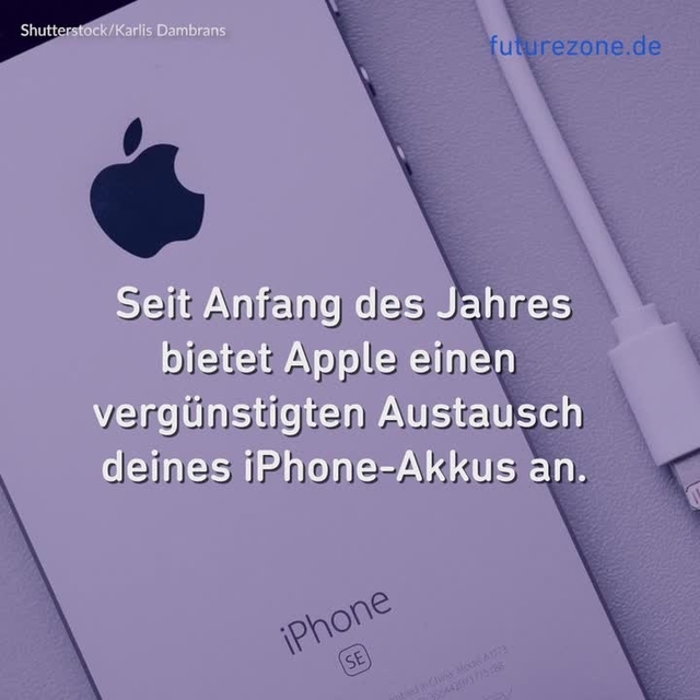 Apples verbilligter Akkutausch für iPhones endet im Dezember  