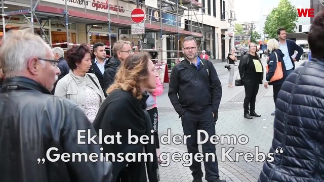 Eklat bei der Demo „Gemeinsam gegen Krebs“ in Bottrop