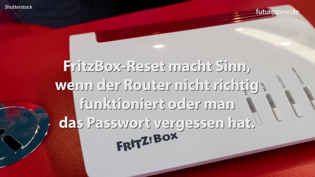 FritzBox zurücksetzen: So kommst du zu den Werkseinstellungen