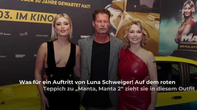 Knappe Kiste: Luna Schweiger zeigt fast alles bei „Manta, Manta 2“-Premiere