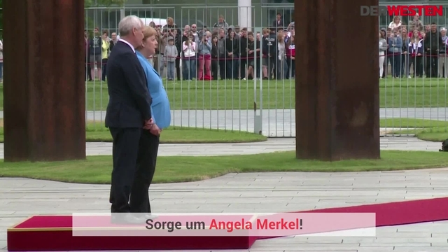 Sorge um Angela Merkel