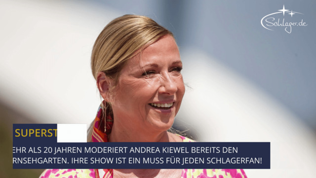 Andrea Kiewel: Die wichtigsten Männer im Leben der ZDF-Fernsehgarten-Moderatorin