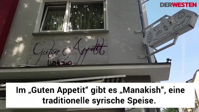 Im „Guten Appetit“ Gibt es Manakish, ein traditionelles Gericht aus Syrien