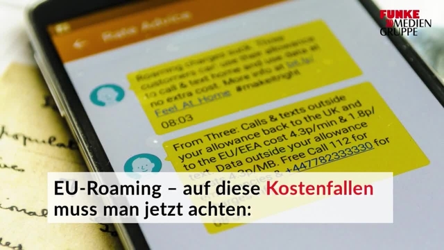 EU-Roaming: Auf diese Kostenfallen müssen Handynutzer achten