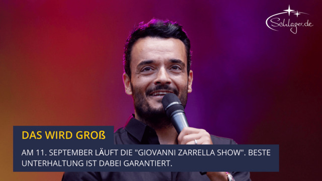 Giovanni Zarrella: SO wird seine ZDF-Show-Premiere