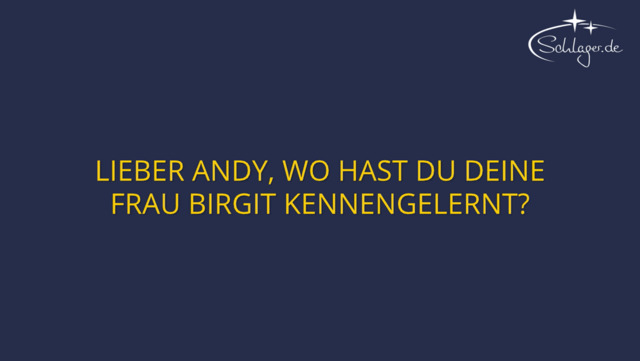 Andy Borg: Er stellt sich Euren Fragen