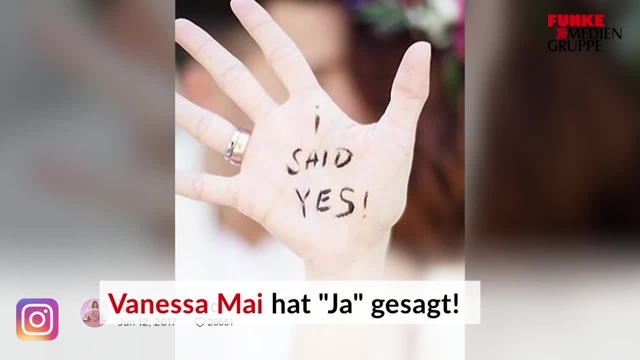 So gewagt war Vanessa Mais Hochzeitskleid