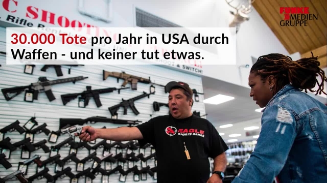 30.000 Tote durch Waffen in USA - und keiner tut etwas.